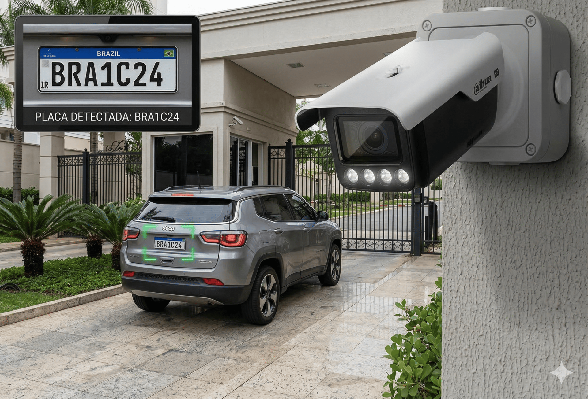 Câmera LPR Leitura de Placas